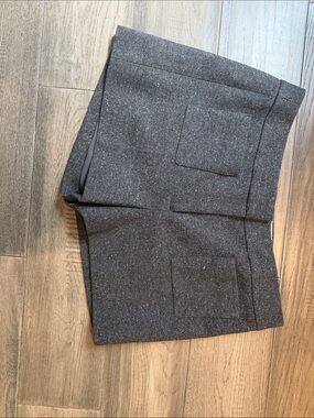 J. Crew Charcoal Flecked Flat-Front Shorts